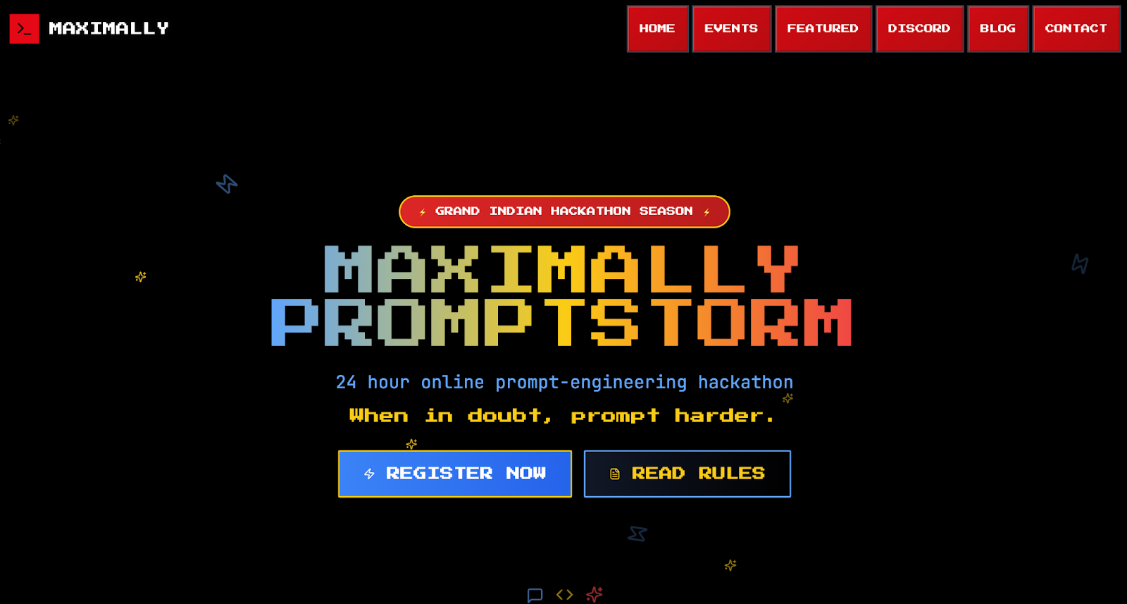 Maximally Prompstorm website