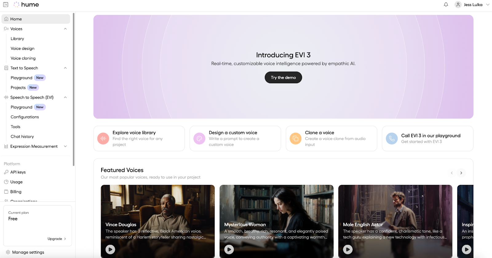 Hume Creator Studio