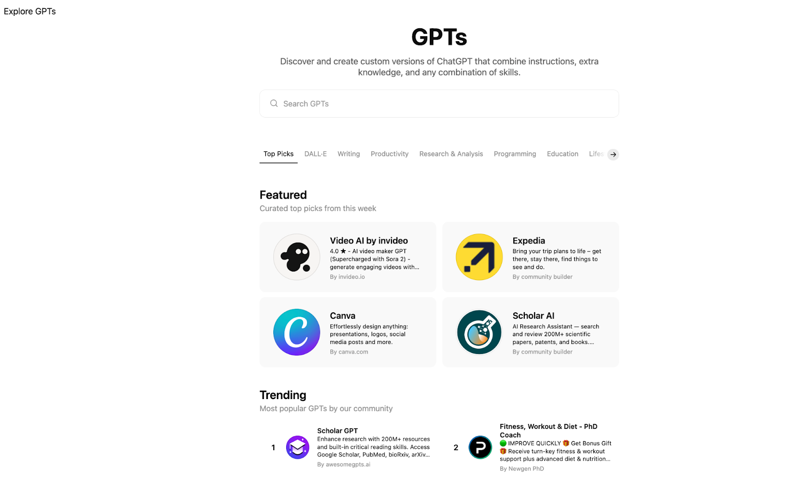 GPTs