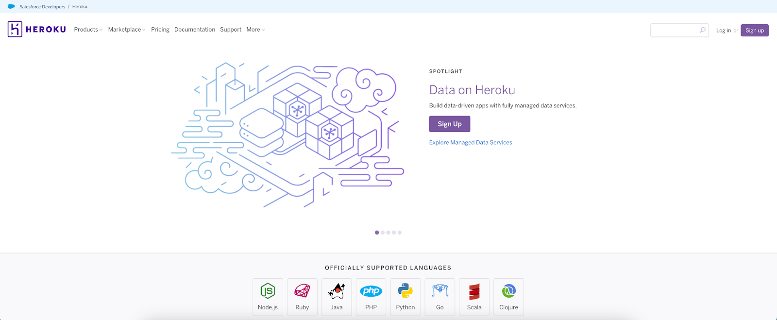 Heroku Homepage