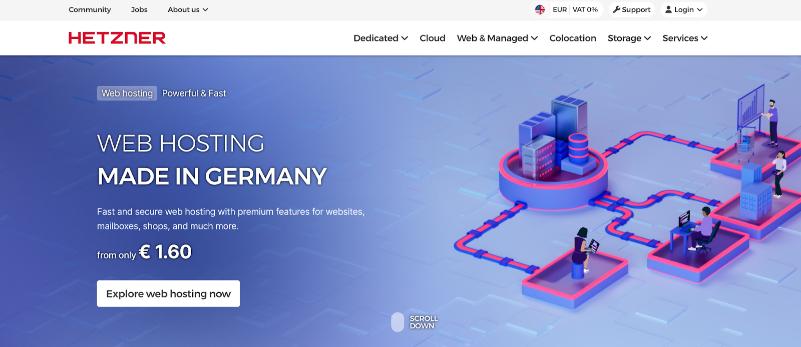 Hetzner Homepage