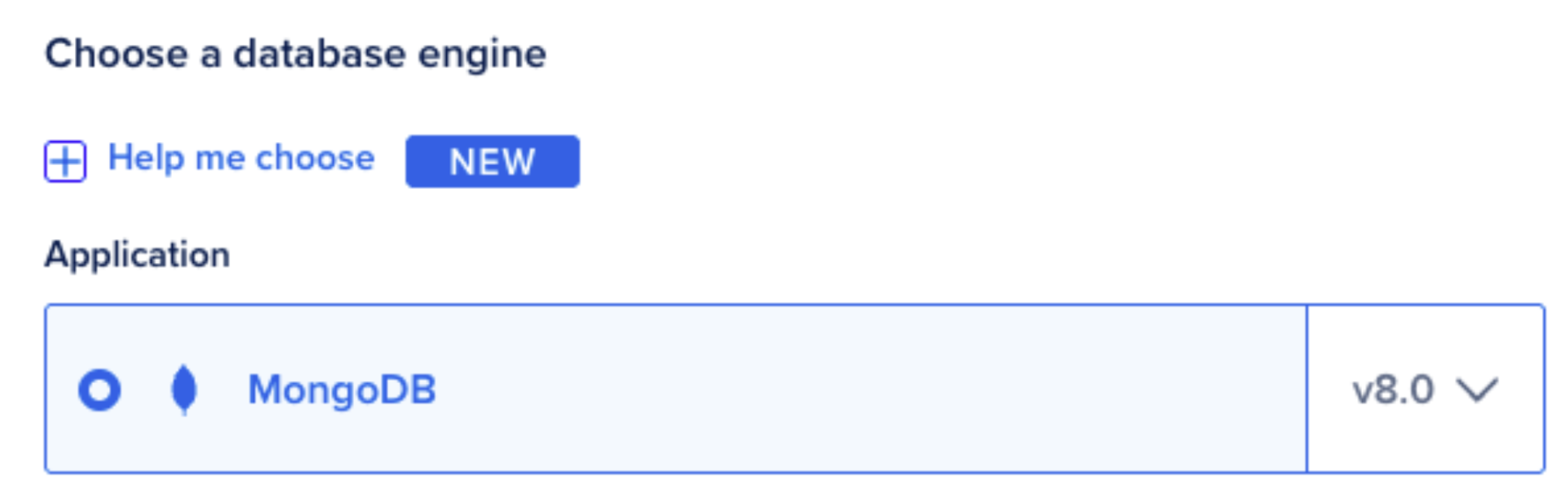 Create MongoDB database