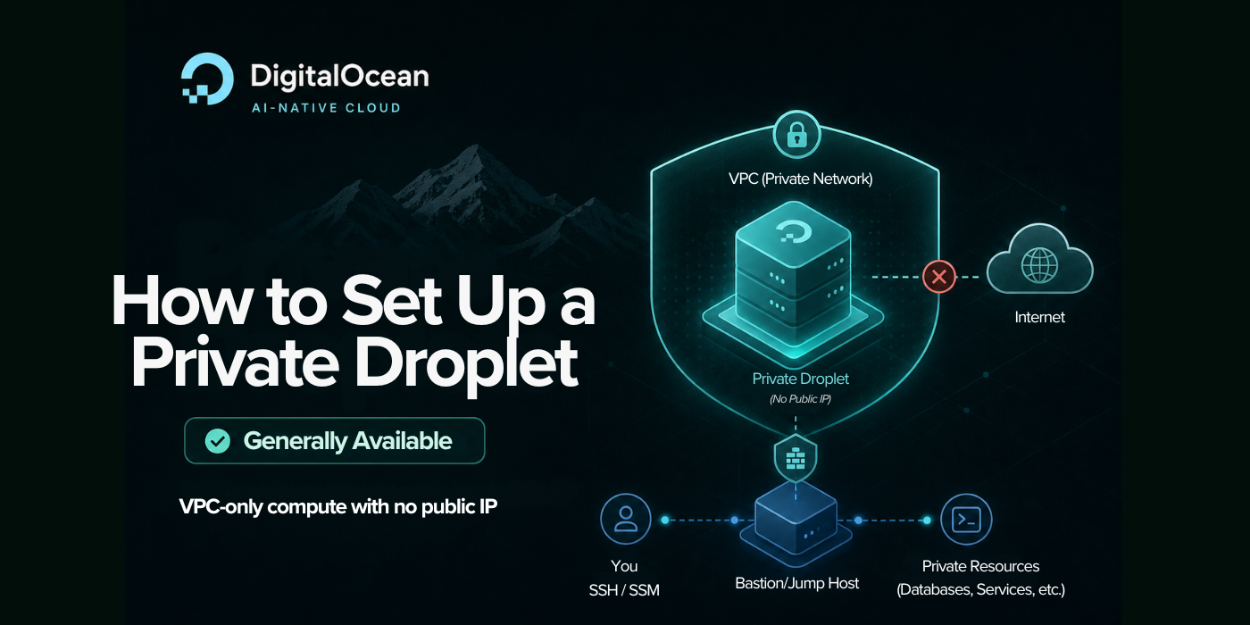 How To Set Up A Private Droplet And Bastion Host With Cloud Firewalls