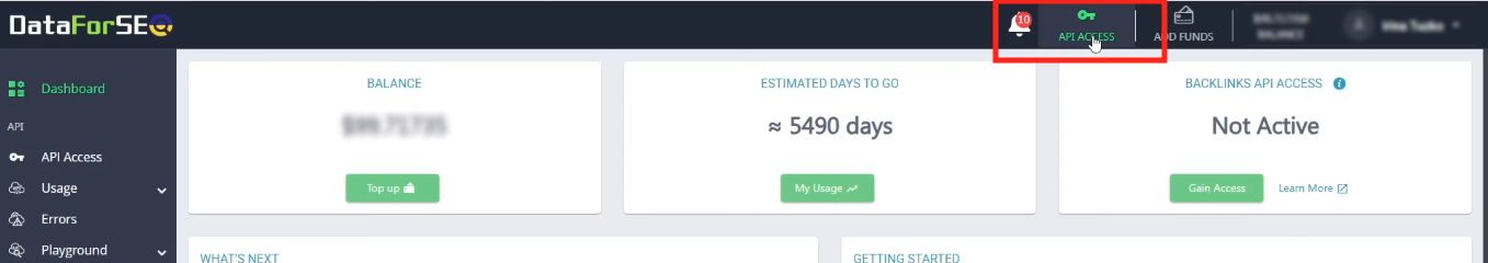 API Access