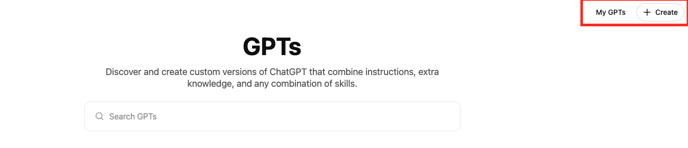 Create a GPT
