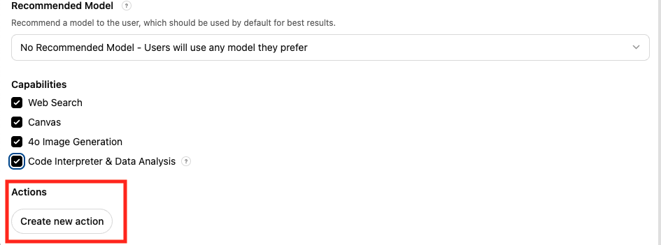 Create an API Action