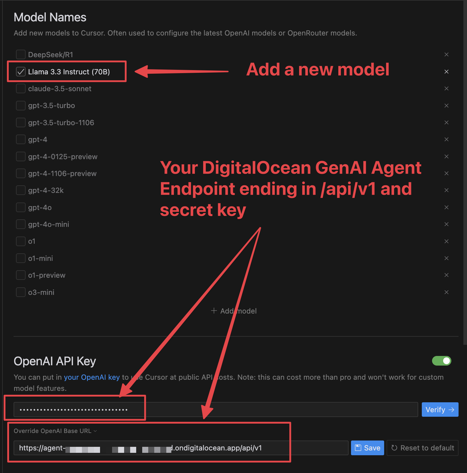 GenAI agent Cursor setup