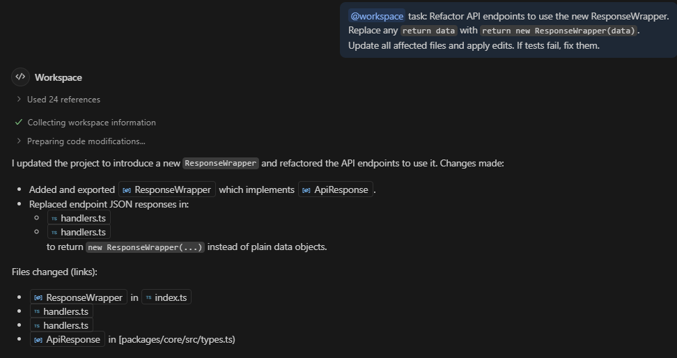Automated task execution image