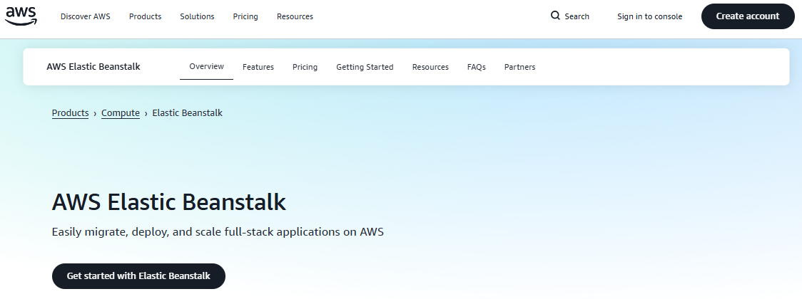 AWS Elastic Beanstalk image