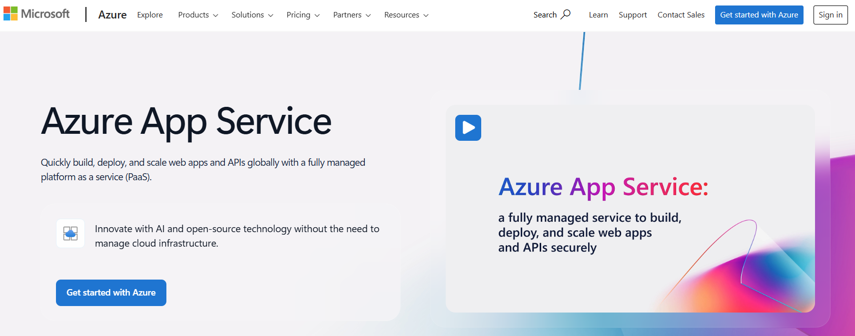Azure App Service image