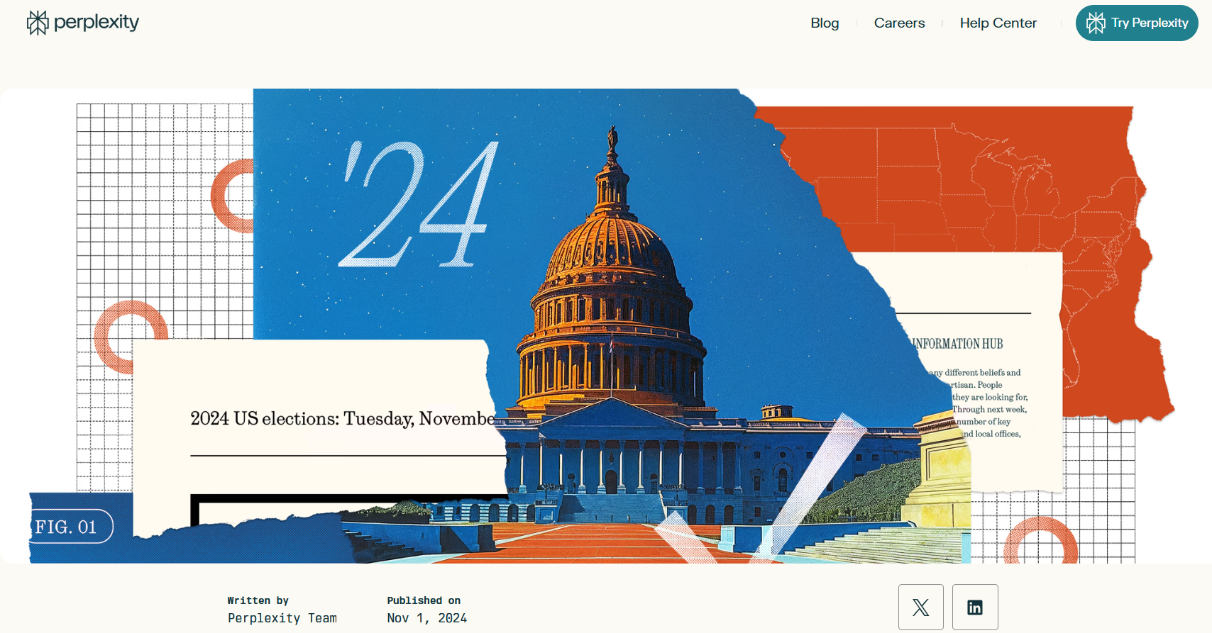 Perplexity Election Information Hub image