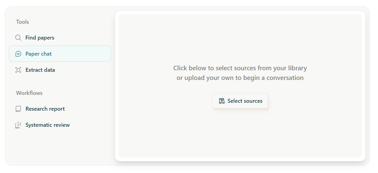 Elicit paper chat image