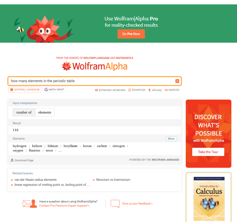 WolframAlpha image