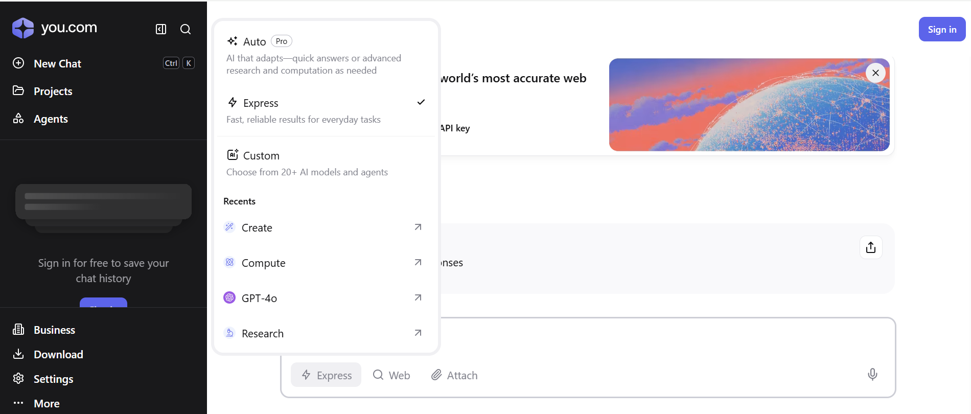 You dot com mode image