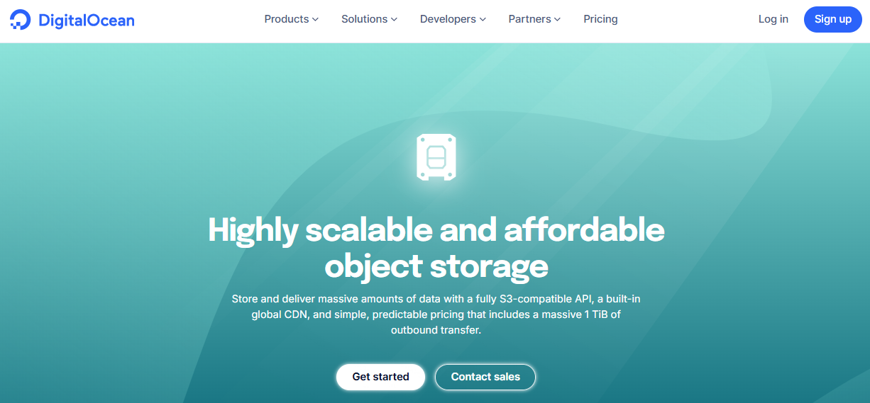 DigitalOcean Storage image