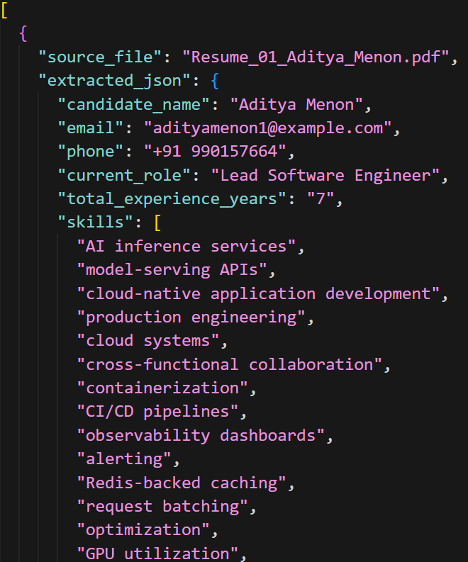 JSON file output image