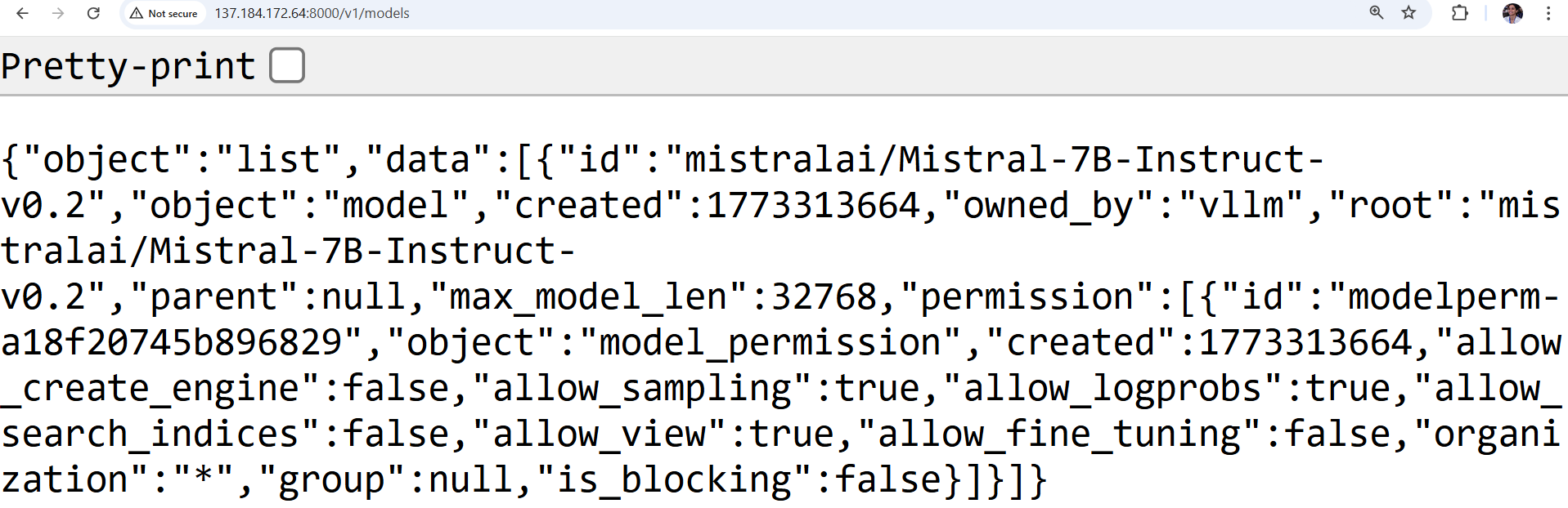 browser API output image