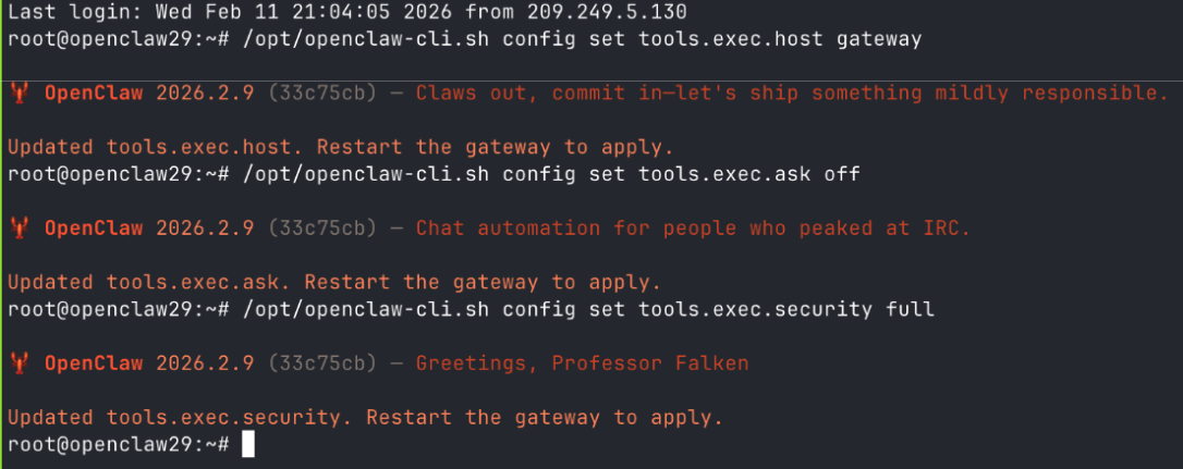 Adjust Execution Policies