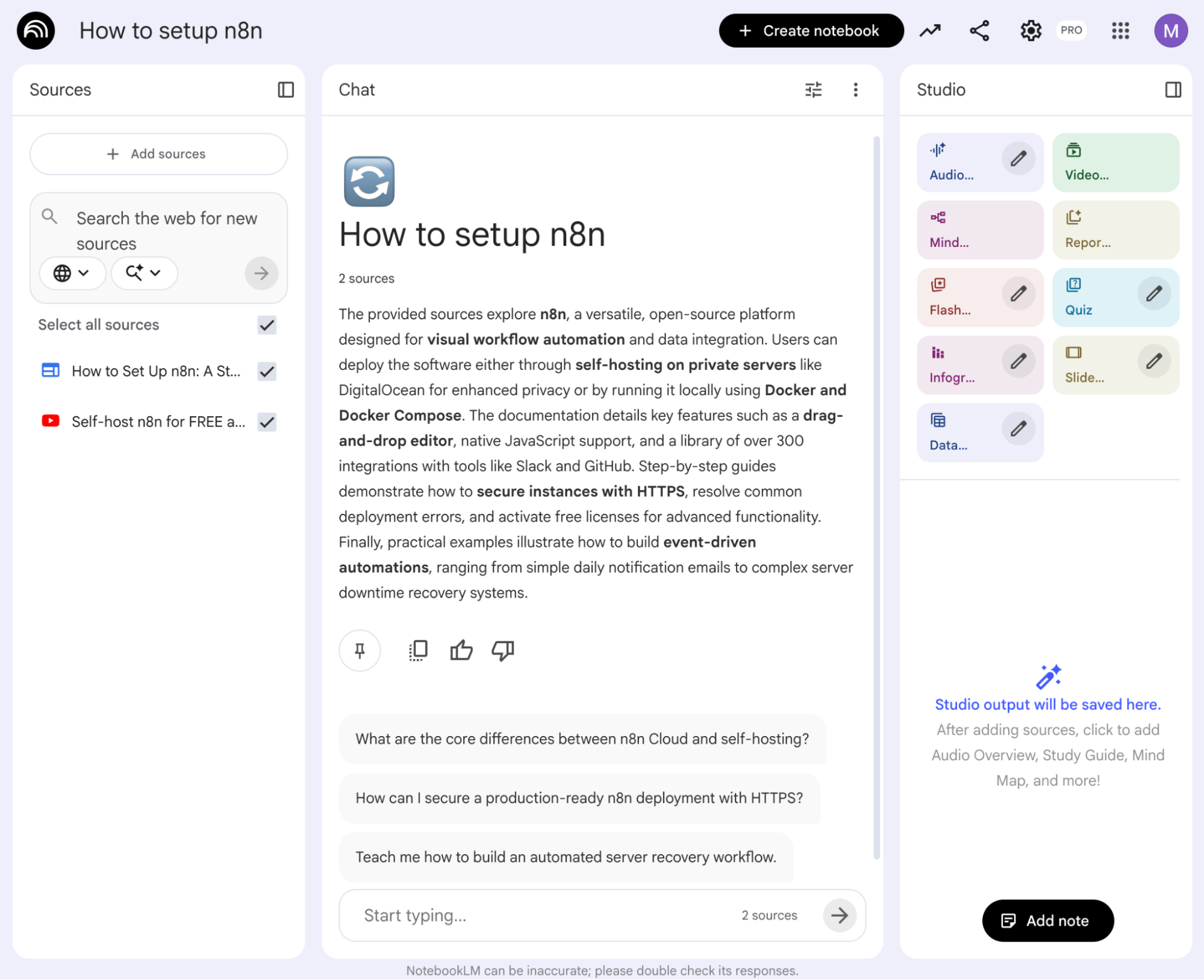 what is notebooklm - example notebook