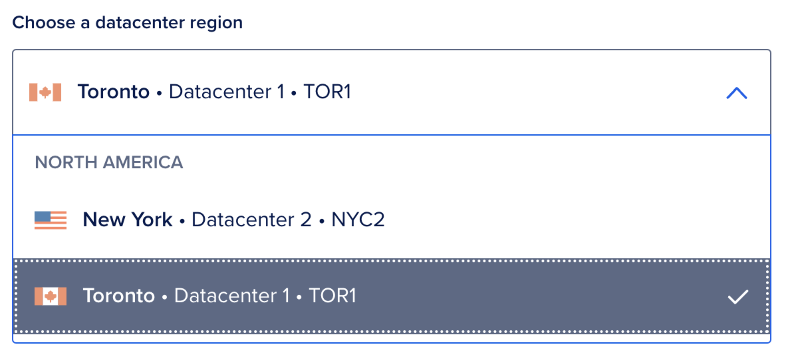 datacenter region