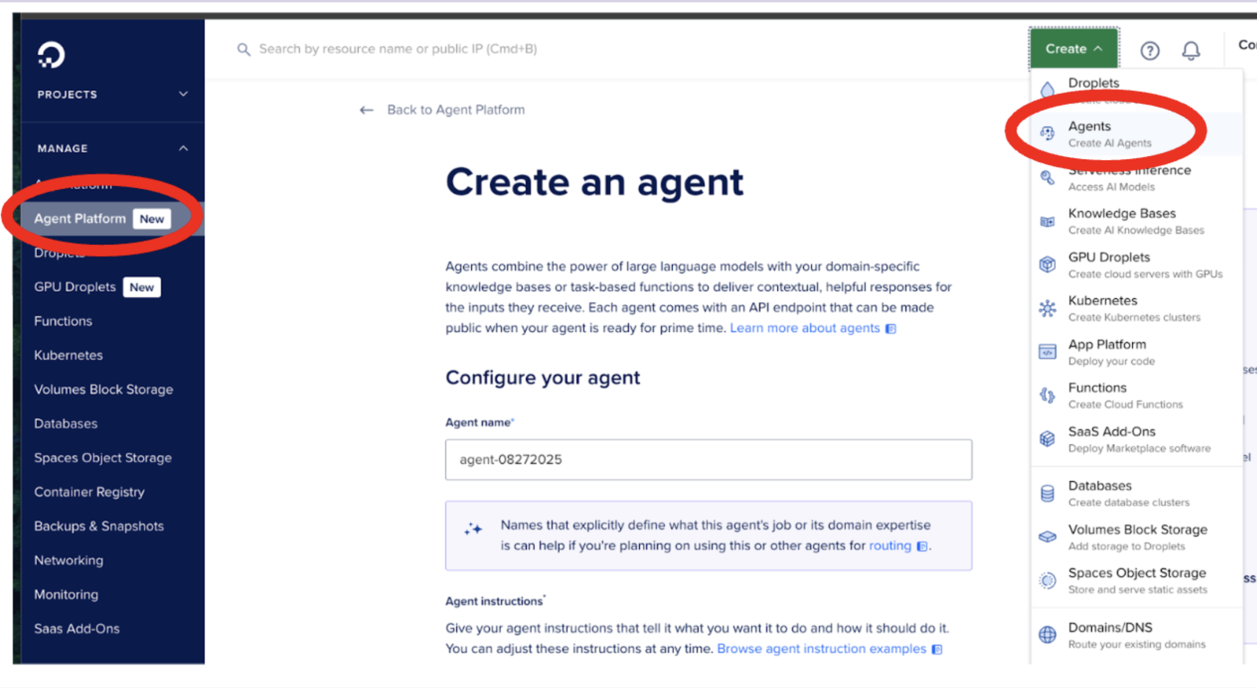 createAnAgent