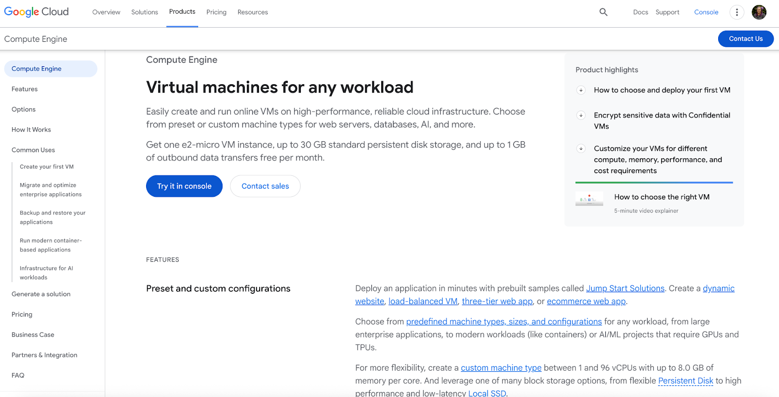 Google website