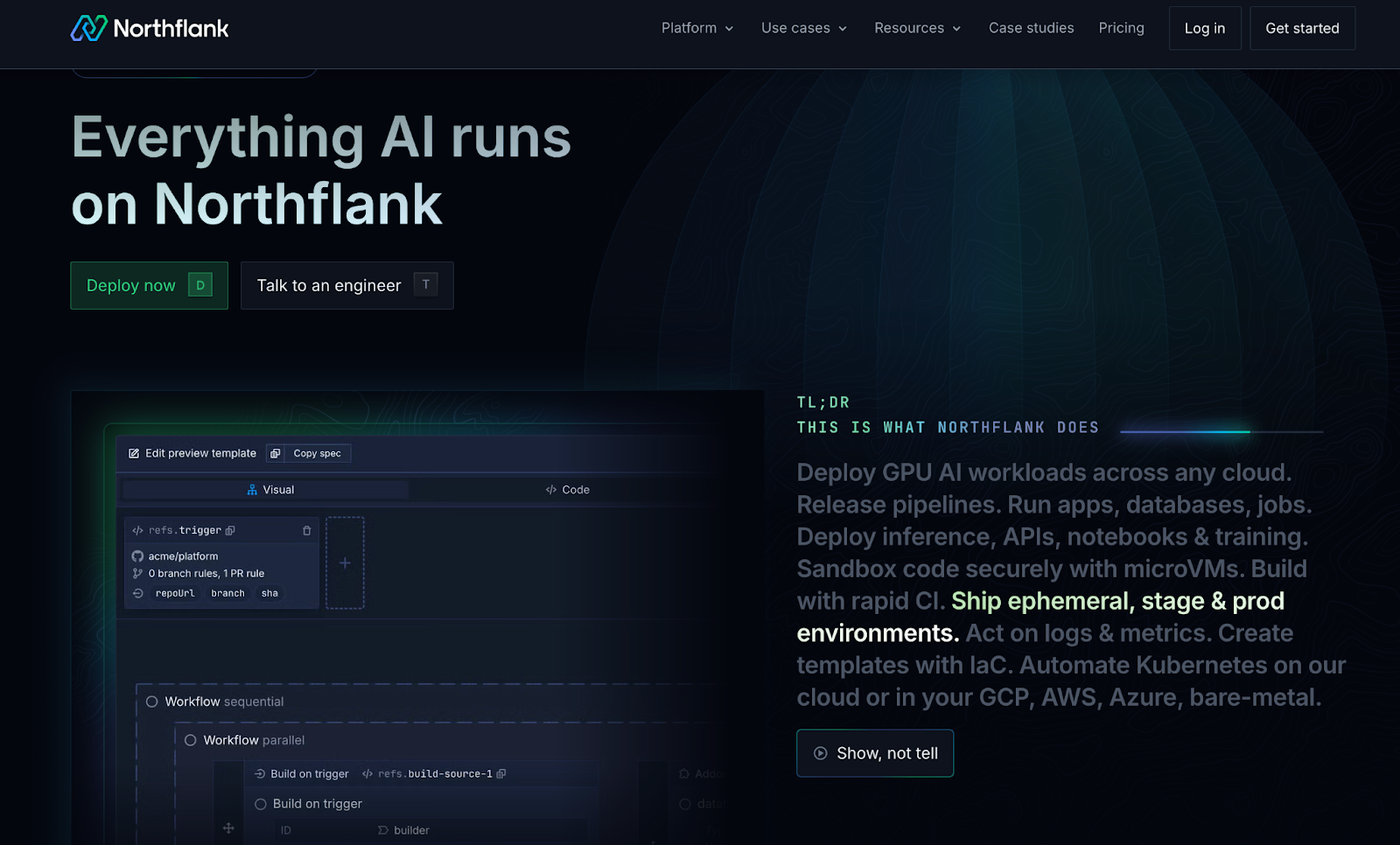 Northflank website