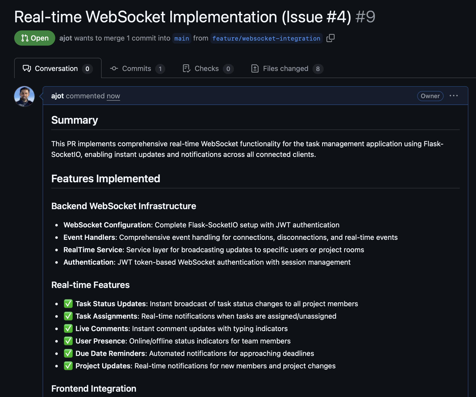 WebSocket GH