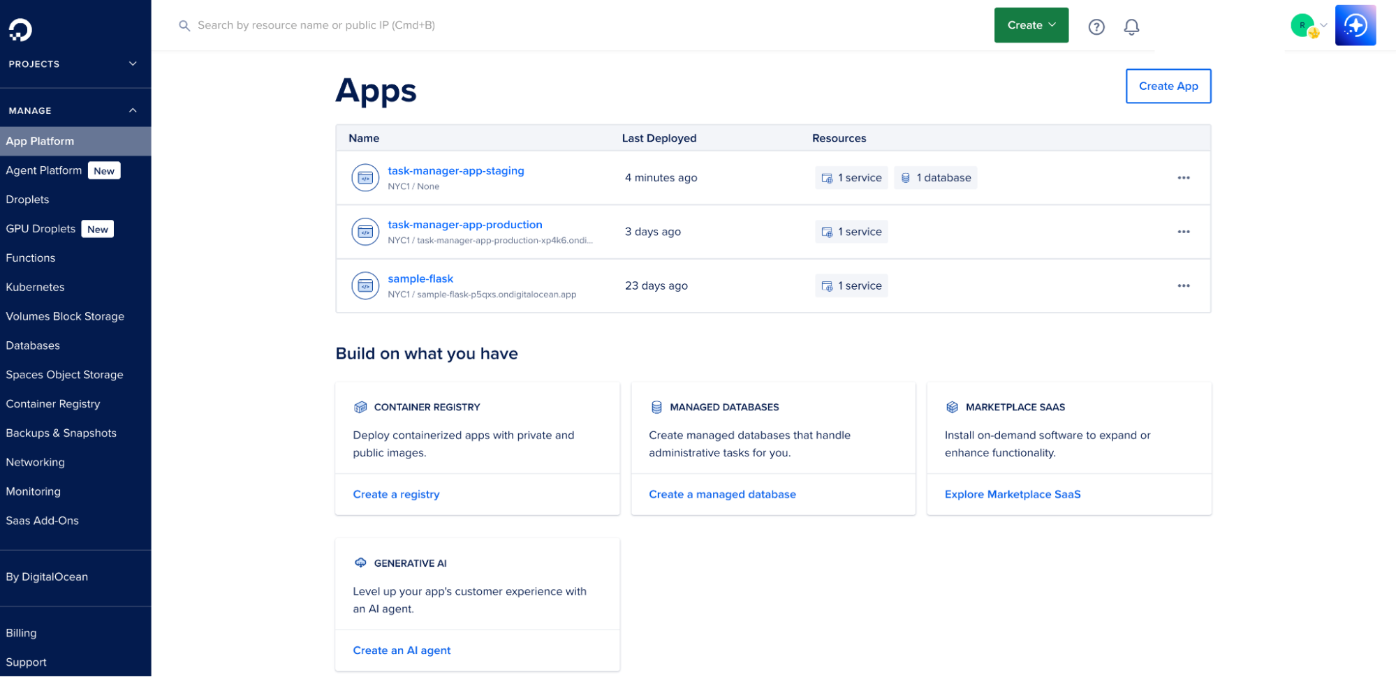 App Platform Setup